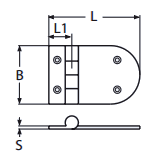 Петля S4 103x65