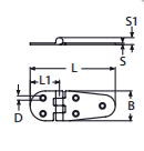Петля S2 110х38