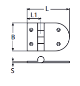 Петля S4 83x65