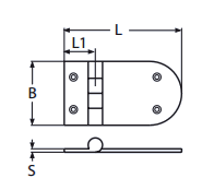 Петля S4 127x65