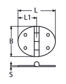 Петля S2 51x35